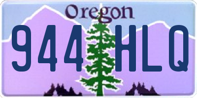 OR license plate 944HLQ