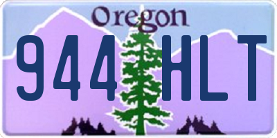 OR license plate 944HLT