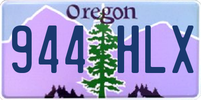OR license plate 944HLX