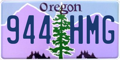 OR license plate 944HMG