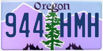 OR license plate 944HMH