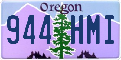OR license plate 944HMI