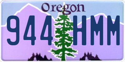 OR license plate 944HMM