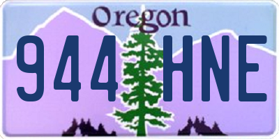 OR license plate 944HNE