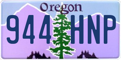 OR license plate 944HNP