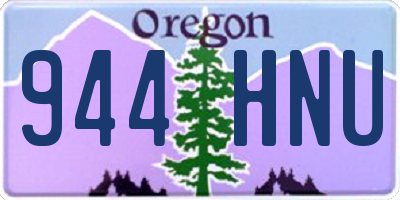 OR license plate 944HNU