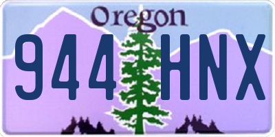 OR license plate 944HNX