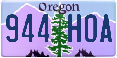 OR license plate 944HOA