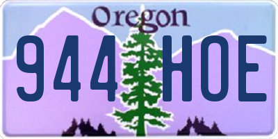 OR license plate 944HOE