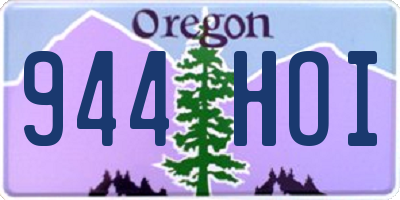 OR license plate 944HOI
