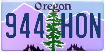 OR license plate 944HON