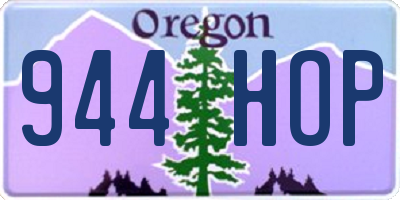 OR license plate 944HOP