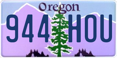 OR license plate 944HOU