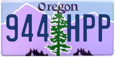 OR license plate 944HPP