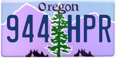 OR license plate 944HPR