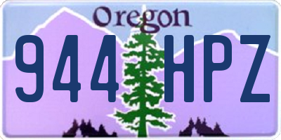 OR license plate 944HPZ