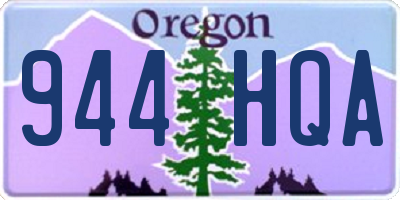 OR license plate 944HQA