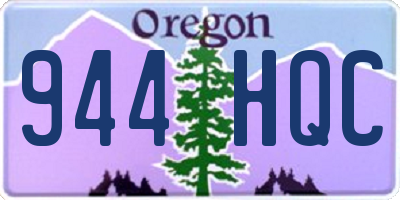OR license plate 944HQC