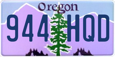 OR license plate 944HQD