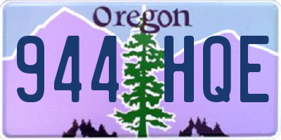 OR license plate 944HQE