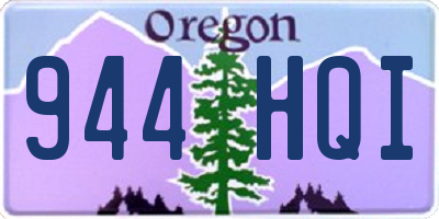 OR license plate 944HQI