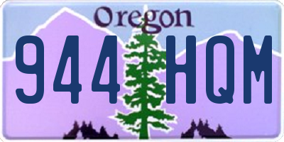OR license plate 944HQM