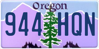 OR license plate 944HQN