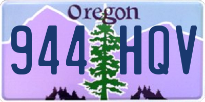 OR license plate 944HQV