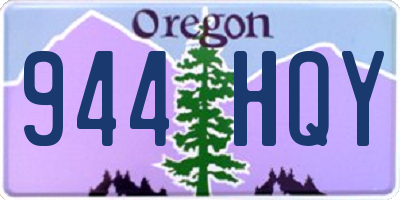 OR license plate 944HQY