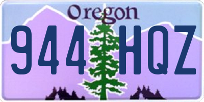 OR license plate 944HQZ