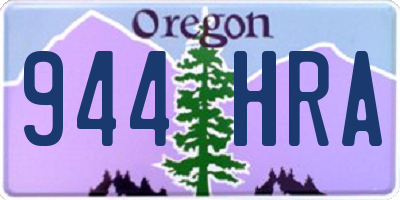 OR license plate 944HRA