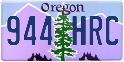 OR license plate 944HRC