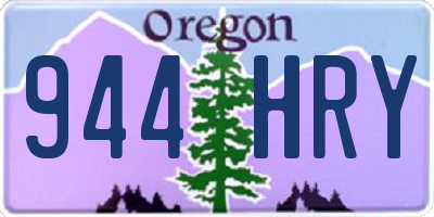 OR license plate 944HRY