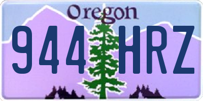 OR license plate 944HRZ