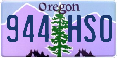 OR license plate 944HSO