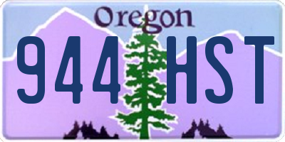OR license plate 944HST
