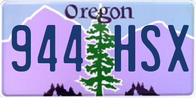 OR license plate 944HSX