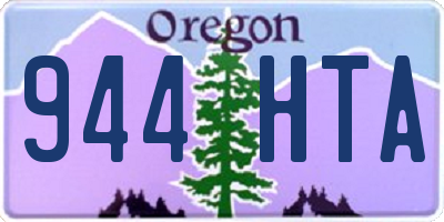 OR license plate 944HTA