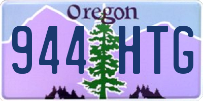 OR license plate 944HTG