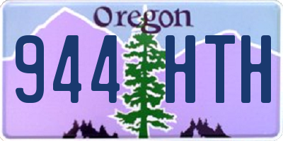 OR license plate 944HTH