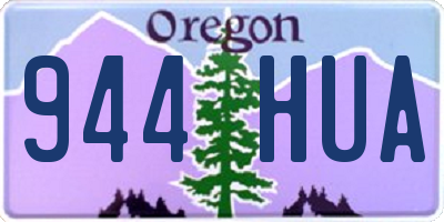 OR license plate 944HUA