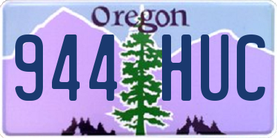 OR license plate 944HUC