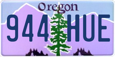 OR license plate 944HUE