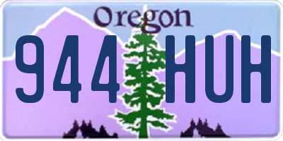 OR license plate 944HUH