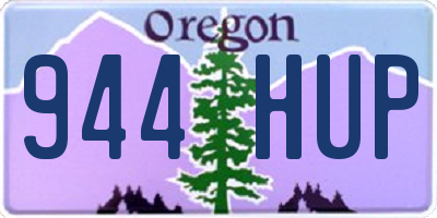 OR license plate 944HUP