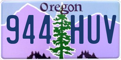 OR license plate 944HUV