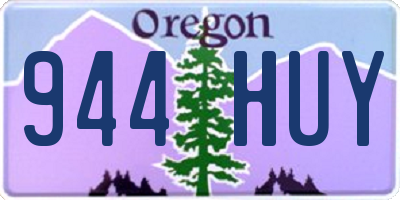 OR license plate 944HUY