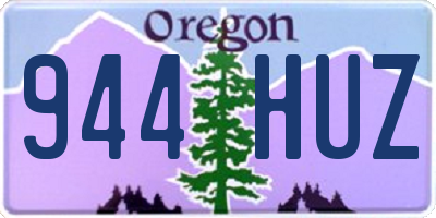 OR license plate 944HUZ