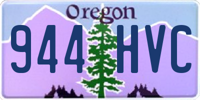 OR license plate 944HVC