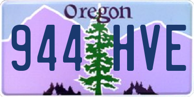 OR license plate 944HVE